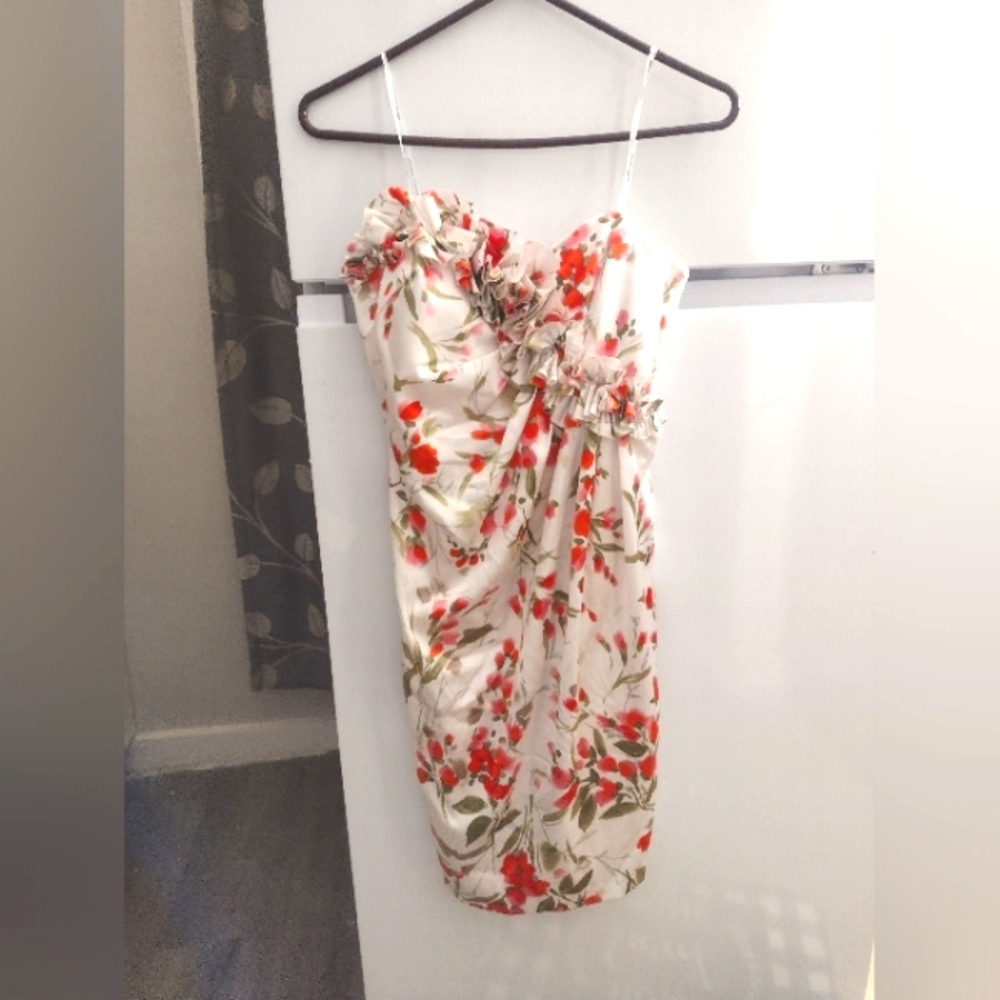 Women's Maggy London Floral Cocktail Dress Size 8